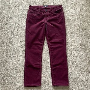 Kut from the Kloth Burgundy Straight Leg Pants